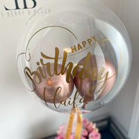 Blush Balloon and Ring Box