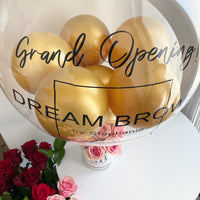 Pretty in Pink - Balloon and Roses