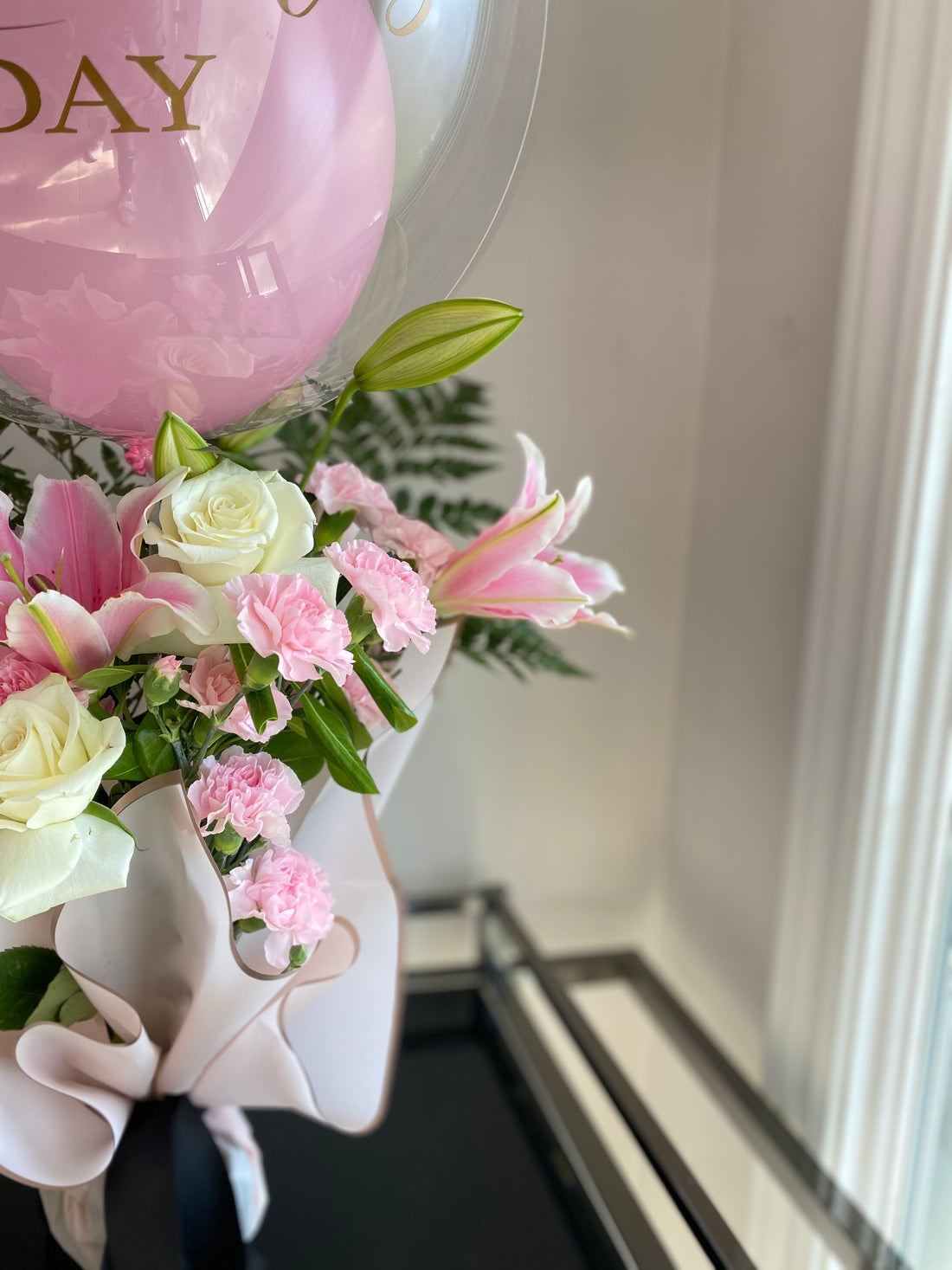 Mother’s Day Flowers with large Balloon