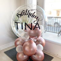 Deluxe Bubble Arrangement Large - With Personalization