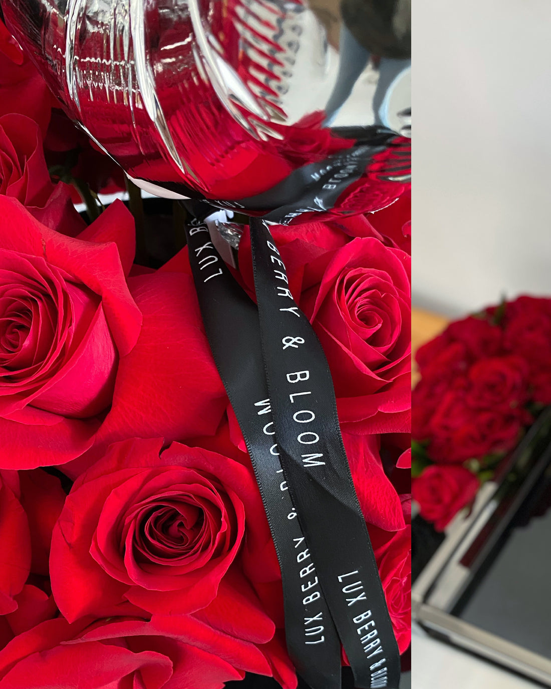 Foil Numbers and Roses Arrangement