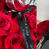 Foil Numbers and Roses Arrangement