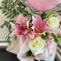 Mother’s Day Flowers with large Balloon