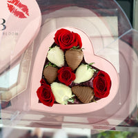 Best of Both in Pink - Strawberries and Roses