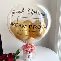 Pretty in Pink - Balloon and Roses