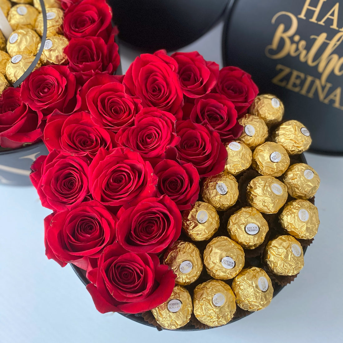 Large Roses and Ferrero Love