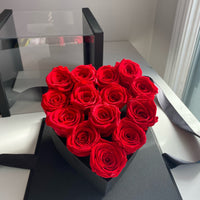 Preserved Love- Eternity Roses in Acrylic Box