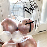 Deluxe Bubble Arrangement Large - With Personalization