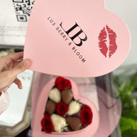 Best of Both in Pink - Strawberries and Roses