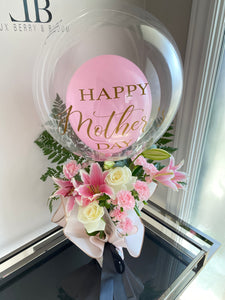 Mother’s Day Flowers with large Balloon