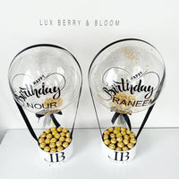 Personalized Bubble Balloon with Chocolate Box
