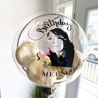Large Clear Bubble Balloon with Personalized Image