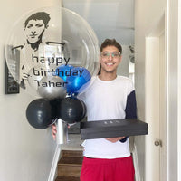 Large Clear Bubble Balloon with Personalized Image