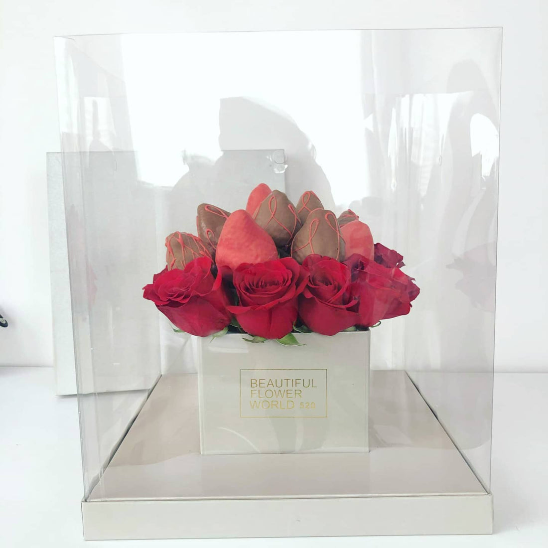 Roses and Chocolate dipped Strawberries