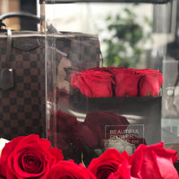 Red Roses Small - Signature Square Gift Box