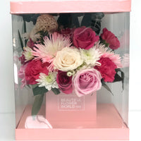 Cotton Candy - Signature Square Flower Box