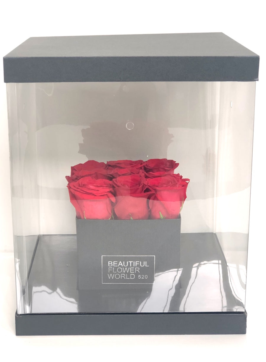 Red Roses Small - Signature Square Gift Box