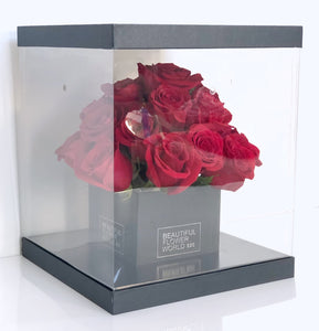 Red Affair Flower Box